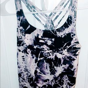 Super cute Calvin Klein purple tiedye workout tank